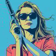 an example of an image generated in MidJourney using the prompt with the --sref 1053330878, ranked 4th among the user favorites on this website.