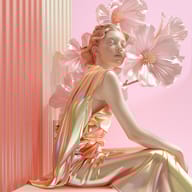 an example of an image generated in MidJourney using the prompt with the --sref 109585890, ranked 18th among the user favorites on this website.