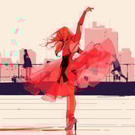 an example of an image generated in MidJourney using the prompt with the --sref 1113331984, ranked 5th among the user favorites on this website.
