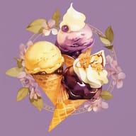 an example of an Purple style image generated in MidJourney using the prompt with the --sref 1158984016, ranked 18th among the user favorites on this website.