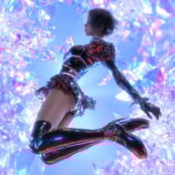 an example of an 3D style image generated in MidJourney using the prompt with the --sref 1171985808, ranked 5th among the user favorites on this website.