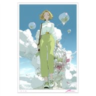 an example of an Illustration style image generated in MidJourney using the prompt with the --sref 1226330242, ranked 11th among the user favorites on this website.