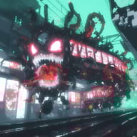 an example of an 3D style image generated in MidJourney using the prompt with the --sref 12611004, ranked 27th among the user favorites on this website.