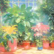 an example of an image generated in MidJourney using the prompt with the --sref 1287455521, ranked 15th among the user favorites on this website.