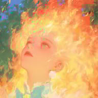an example of an image generated in MidJourney using the prompt with the --sref 1287455521, ranked 15th among the user favorites on this website.
