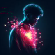 an example of an Cyberpunk style image generated in MidJourney using the prompt with the --sref 1322675743, ranked 19th among the user favorites on this website.