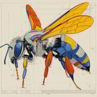 an example of an Coloring book style image generated in MidJourney using the prompt with the --sref 1367887078, ranked 20th among the user favorites on this website.