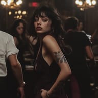 an example of an Film style image generated in MidJourney using the prompt with the --sref 1397856326, ranked 19th among the user favorites on this website.