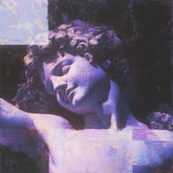 an example of an Purple style image generated in MidJourney using the prompt with the --sref 1436083653, ranked 10th among the user favorites on this website.