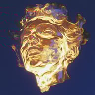 an example of an image generated in MidJourney using the prompt with the --sref 1468540376, ranked 7th among the user favorites on this website.