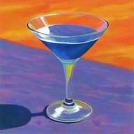 an example of an image generated in MidJourney using the prompt with the --sref 159641219, ranked 7th among the user favorites on this website.