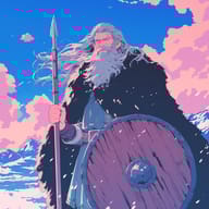 an example of an Anime style image generated in MidJourney using the prompt with the --sref 1625473675, ranked 17th among the user favorites on this website.