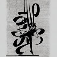 an example of an Line art style image generated in MidJourney using the prompt with the --sref 1627424069, ranked 22th among the user favorites on this website.