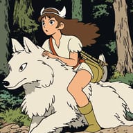 an example of an image generated in MidJourney using the prompt with the --sref 1742554747, ranked 5th among the user favorites on this website.