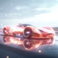 an example of an Pink style image generated in MidJourney using the prompt with the --sref 1759326952, ranked 6th among the user favorites on this website.