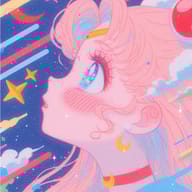an example of an image generated in MidJourney using the prompt with the --sref 1808033009, ranked 19th among the user favorites on this website.
