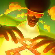 an example of an image generated in MidJourney using the prompt with the --sref 1808896517, ranked 8th among the user favorites on this website.
