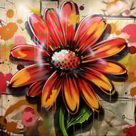 an example of an image generated in MidJourney using the prompt with the --sref 1820567660, ranked 1th among the user favorites on this website.