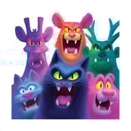 an example of an Disney style image generated in MidJourney using the prompt with the --sref 1836765429, ranked 19th among the user favorites on this website.