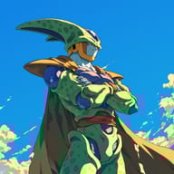 an example of an 2D style image generated in MidJourney using the prompt with the --sref 1928710828, ranked 17th among the user favorites on this website.