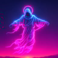 an example of an image generated in MidJourney using the prompt with the --sref 1973353824, ranked 7th among the user favorites on this website.