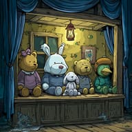 an example of an Cartoon style image generated in MidJourney using the prompt with the --sref 2055462319, ranked 7th among the user favorites on this website.