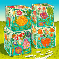 an example of an Children's book style image generated in MidJourney using the prompt with the --sref 2059720422, ranked 11th among the user favorites on this website.