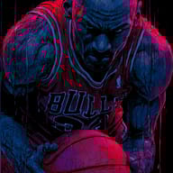 an example of an image generated in MidJourney using the prompt with the --sref 2097935238, ranked 12th among the user favorites on this website.