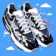 an example of an image generated in MidJourney using the prompt with the --sref 2180878367, ranked 13th among the user favorites on this website.