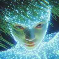 an example of an image generated in MidJourney using the prompt with the --sref 2221055627, ranked 26th among the user favorites on this website.