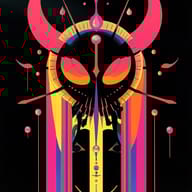 an example of an Flat vector style image generated in MidJourney using the prompt with the --sref 2314130631, ranked 7th among the user favorites on this website.