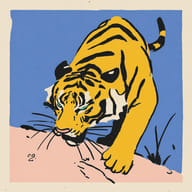 an example of an image generated in MidJourney using the prompt with the --sref 2381609445, ranked 18th among the user favorites on this website.