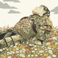 an example of an Vector style image generated in MidJourney using the prompt with the --sref 2521067776, ranked 26th among the user favorites on this website.