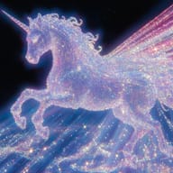 an example of an image generated in MidJourney using the prompt with the --sref 2544859236, ranked 5th among the user favorites on this website.