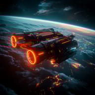 an example of an image generated in MidJourney using the prompt with the --sref 2553167767, ranked 20th among the user favorites on this website.