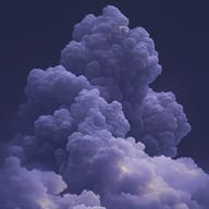 an example of an Purple style image generated in MidJourney using the prompt with the --sref 2570201426, ranked 9th among the user favorites on this website.