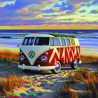 an example of an image generated in MidJourney using the prompt with the --sref 2579690665, ranked 12th among the user favorites on this website.