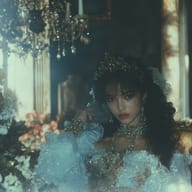 an example of an image generated in MidJourney using the prompt with the --sref 2581180571, ranked 13th among the user favorites on this website.
