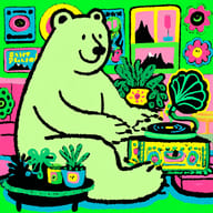 an example of an Cartoon style image generated in MidJourney using the prompt with the --sref 2590684055, ranked 16th among the user favorites on this website.