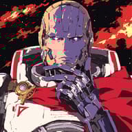an example of an image generated in MidJourney using the prompt with the --sref 2640781951, ranked 27th among the user favorites on this website.