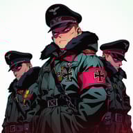an example of an image generated in MidJourney using the prompt with the --sref 2648435359, ranked 17th among the user favorites on this website.