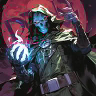 an example of an Dark fantasy style image generated in MidJourney using the prompt with the --sref 266335895, ranked 29th among the user favorites on this website.