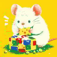 an example of an image generated in MidJourney using the prompt with the --sref 2764079028, ranked 13th among the user favorites on this website.