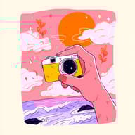 an example of an image generated in MidJourney using the prompt with the --sref 2772666387, ranked 6th among the user favorites on this website.