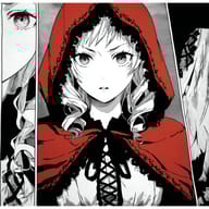 an example of an image generated in MidJourney using the prompt with the --sref 2787751998, ranked 10th among the user favorites on this website.