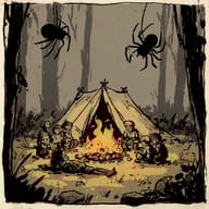 an example of an Cartoon style image generated in MidJourney using the prompt with the --sref 2793282368, ranked 13th among the user favorites on this website.