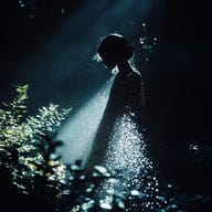 an example of an image generated in MidJourney using the prompt with the --sref 2794717703, ranked 6th among the user favorites on this website.