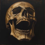 an example of an Oil painting style image generated in MidJourney using the prompt with the --sref 2876302312, ranked 24th among the user favorites on this website.