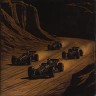 an example of an Oil painting style image generated in MidJourney using the prompt with the --sref 2876302312, ranked 24th among the user favorites on this website.