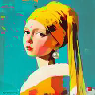 an example of an Oil painting style image generated in MidJourney using the prompt with the --sref 288436333, ranked 16th among the user favorites on this website.